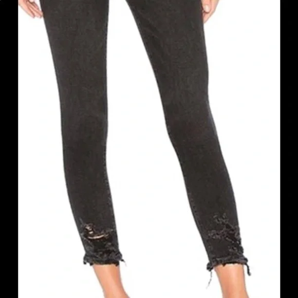 Agolde Sophie distressed jeans skinny high rise - Picture 4 of 12